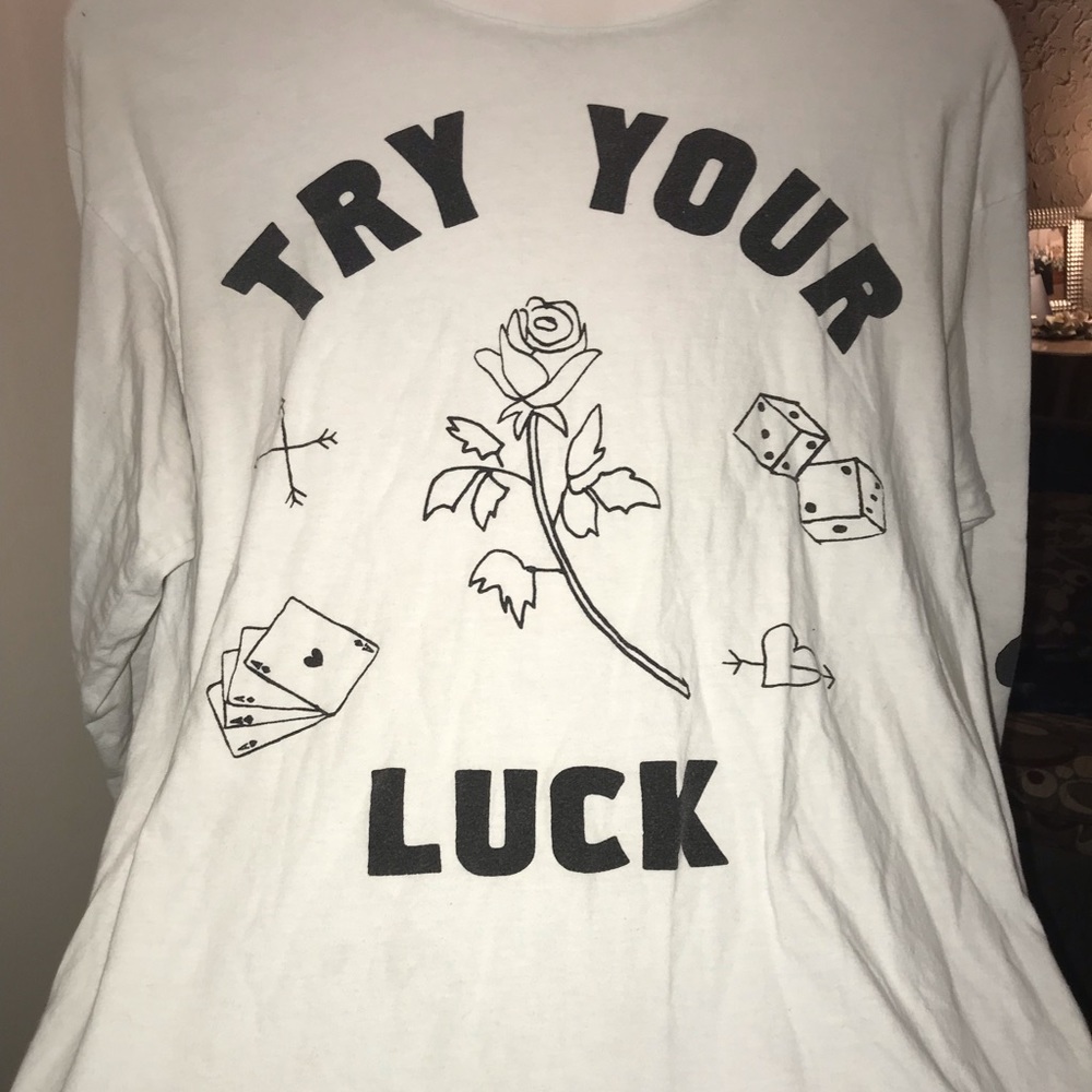 “Try Your Luck” Long Sleeve Tee